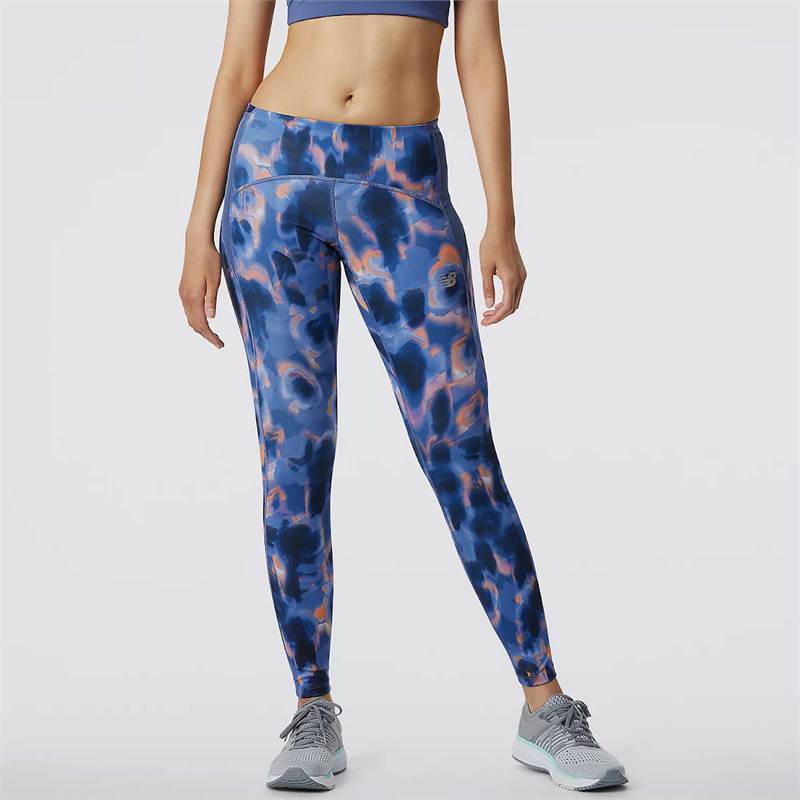 New Balance Womens Printed Impact Run Tights-1